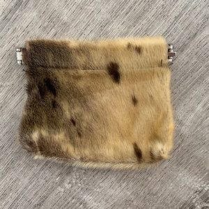 Beautiful vintage fur wallet/coin bag